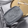 thumbnail image 3 of Organizador de cosméticos portátil para guardar artículos de belleza en movimiento, bolsa de maquillaje de viaje gris, 3 of 8