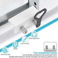 thumbnail image 4 of AEVXKHI Window Locks,12 Sets Sliding Security Window Lock with Key for Vertical & Horizontal Sliding Windows & Sliding Doors, Adjustable Window Locks Security Window Stoppers for Home and Office, 4 of 11