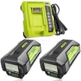 thumbnail image 1 of Cargador de batería Eagglew 7500 mAh 40 V para Ryobi de litio de 7,5 Ah, 1 of 7