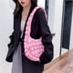 thumbnail image 2 of Bolso Hombro para Mujer Bolso Mensajero en La Nube Bolsos Sólidos Informales Plisados ​​(Rosa), 2 of 6