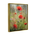 thumbnail image 4 of Stupell Industries Abstract Red Poppies Botanical & Floral Painting Gold Floater Framed Canvas Art Print Wall Art, 17 x 21, 4 of 10
