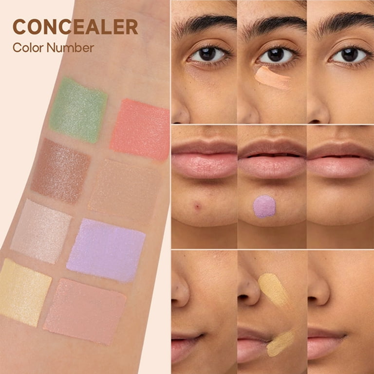 Color Correcting Concealer Foundation Palette Full Coverage Makeup
