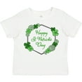 thumbnail image 3 of Inktastic Happy St. Patrick's Day Clovers Boys or Girls Toddler T-Shirt, 3 of 5