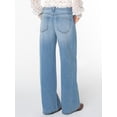 thumbnail image 4 of Celebrity Pink Women's and Women's Plus Wide Leg Jeans, Sizes 1-24, 4 of 11