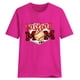 thumbnail image 4 of Blusa informal de manga corta con cuello redondo y estampado suelto de verano para mujer con estilo OAVQHLG3B Store  lin121212, 4 of 4