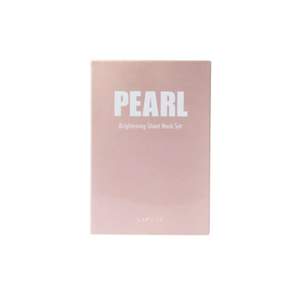 Lapcos Pearl Beauty Sheet Mask Set, Brightening, 5 Sheets, 0.81 fl oz (24 ml) Each