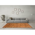 thumbnail image 3 of Ahgly Company Indoor Square Oriental Orange Traditional Area Rugs, 8' Square, 3 of 4