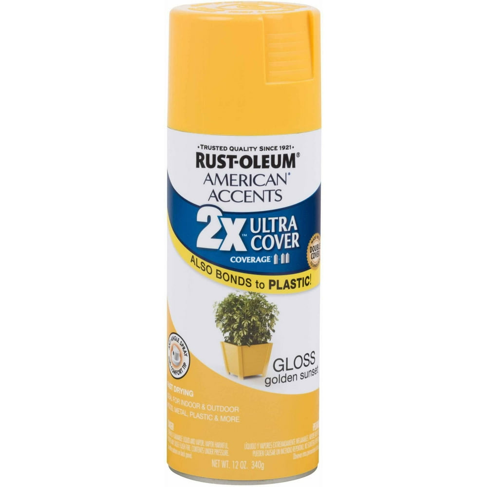 RustOleum American Accents Ultra Cover 2X Gloss Golden Sunset Spray