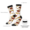 thumbnail image 4 of KLL Baseball Sport Print Cool Socks Men's Women's Crew Socks Funny Crazy Novelty Stockings, 4 of 6