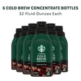 thumbnail image 3 of (6 pack) Starbucks Signature Black, Cold Brew Coffee Concentrate, Iced Coffee, 32 fl oz, 3 of 18