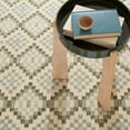 thumbnail image 3 of Dash & Albert Diamond Cove Hand Tufted Wool Rug, 2' 6" x 8', Green, 3 of 5