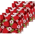 thumbnail image 3 of GZHJMY Strawberries Wash Cloth Set of 2, 12 x 12 Inch Cotton Baby Washcloths Absorbent and Super Soft Feel Fingertip Towel Face Towels for Bathroom, Gym, Spa, 3 of 7