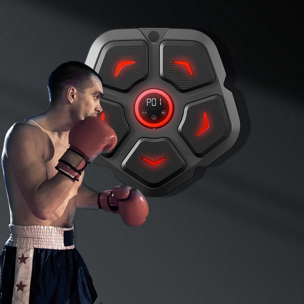 Máquina de boxeo electrónica, caja de música, objetivo de pared ajustable, 3 modos, entrenador de boxeo para artes marciales, Sanda, ejercicio, relaja SÓLO máquina de boxeo
