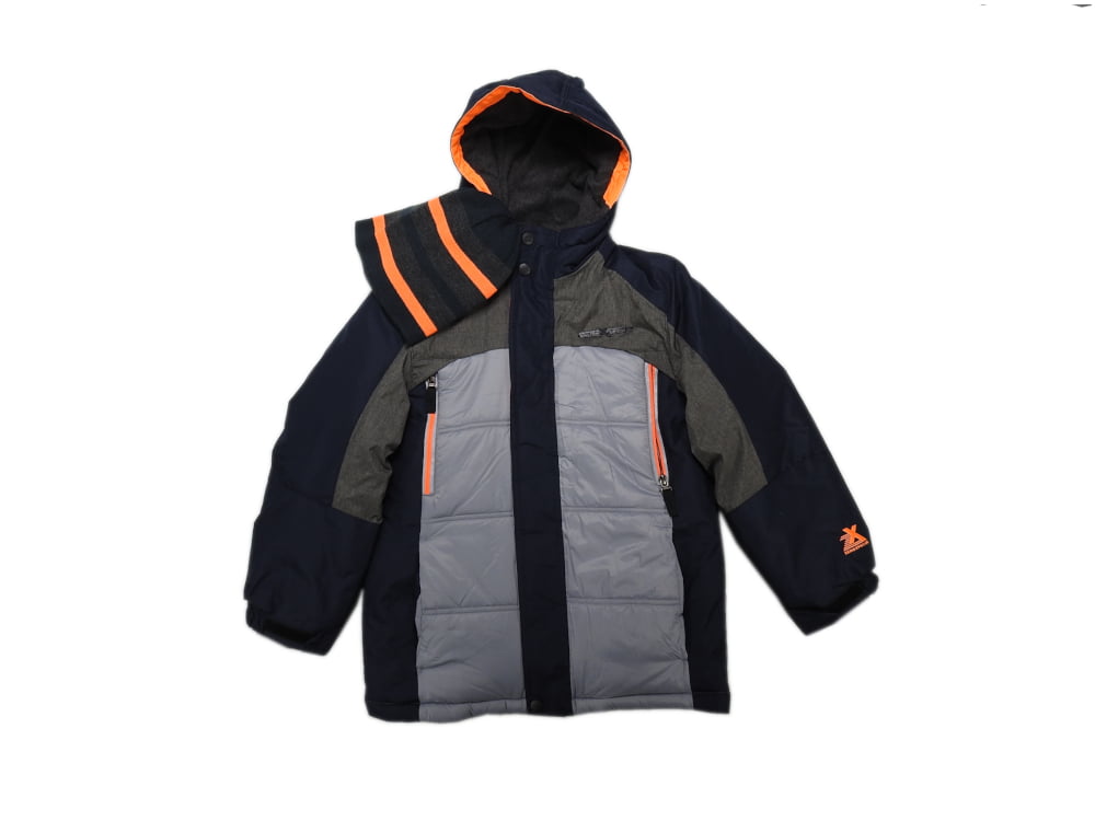 Winter Jackets for Boys ZeroXposur Boys Toddler Winter Coat with Sherpa Lined Hood 2T - 4T