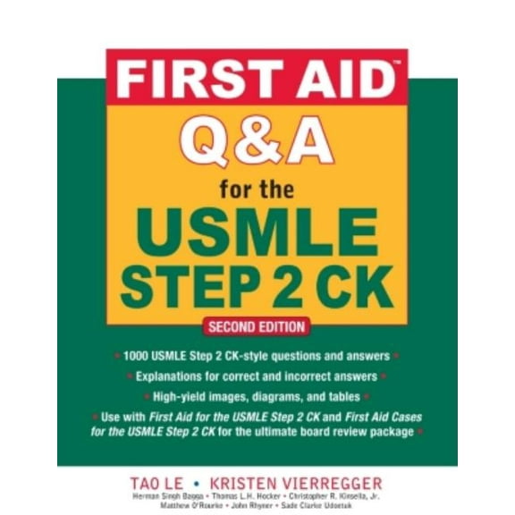 First Aid Q&A for the USMLE Step 2 Ck, Second Edition (Paperback)