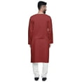 thumbnail image 3 of Atasi Chemise KurtaForMen en Coton à Manches Longues Col Rond, 3 of 5
