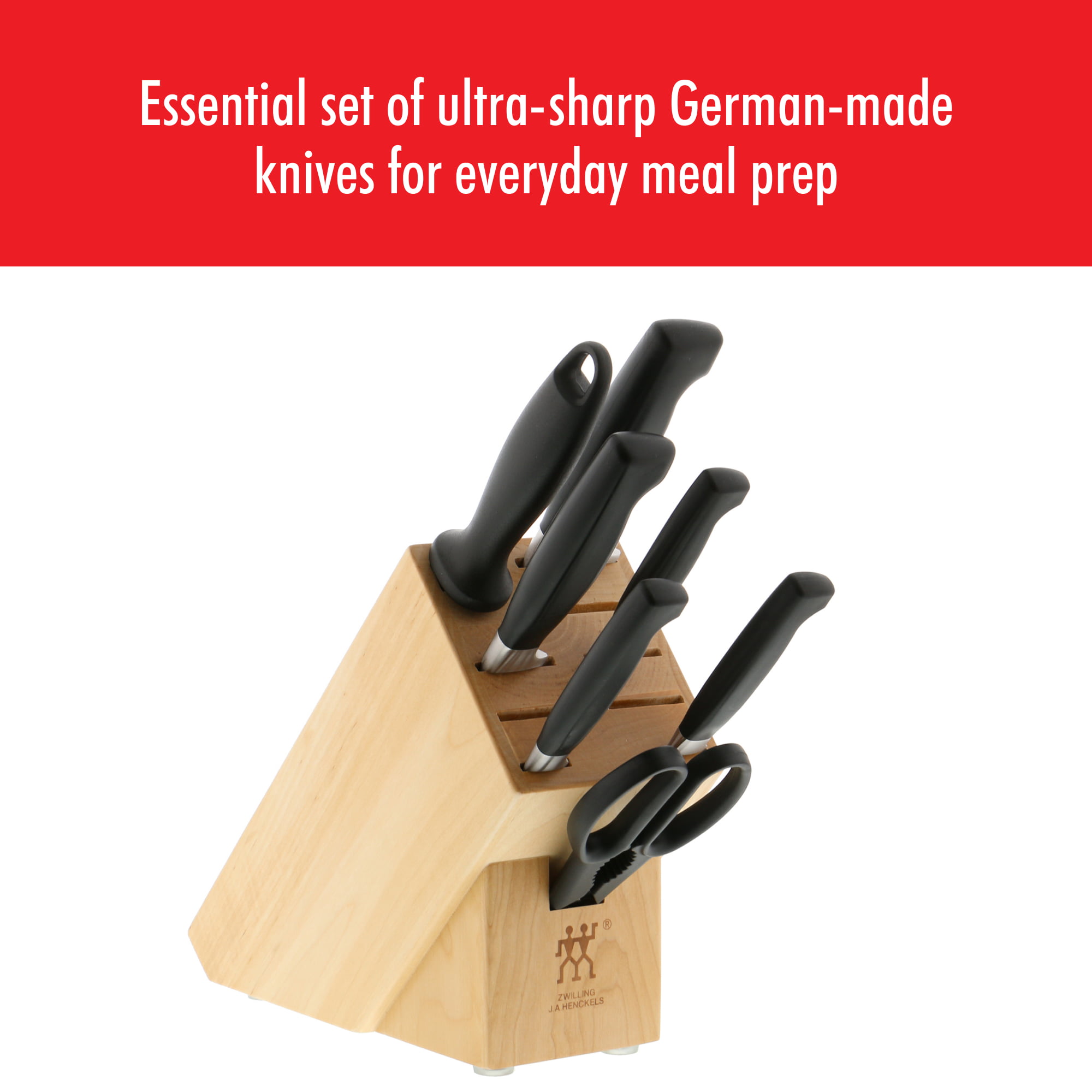 ZWILLING Now S Knife Block Set, 8-pc, Lime Green