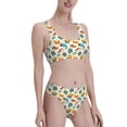 thumbnail image 4 of High Waisted Bikini Sets For Women, Colorful Lizard Frog Turtle Swimsuits Tummy Control, Two Pieces Bathing Suit, 4 of 8