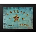 thumbnail image 2 of Kinnison, Carolyn 14x11 Black Modern Framed Museum Art Print Titled - America 1776, 2 of 5