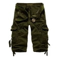 thumbnail image 1 of Bermuda Short Hombre Casual Playa Suelto Cargo Bolsas, 1 of 2