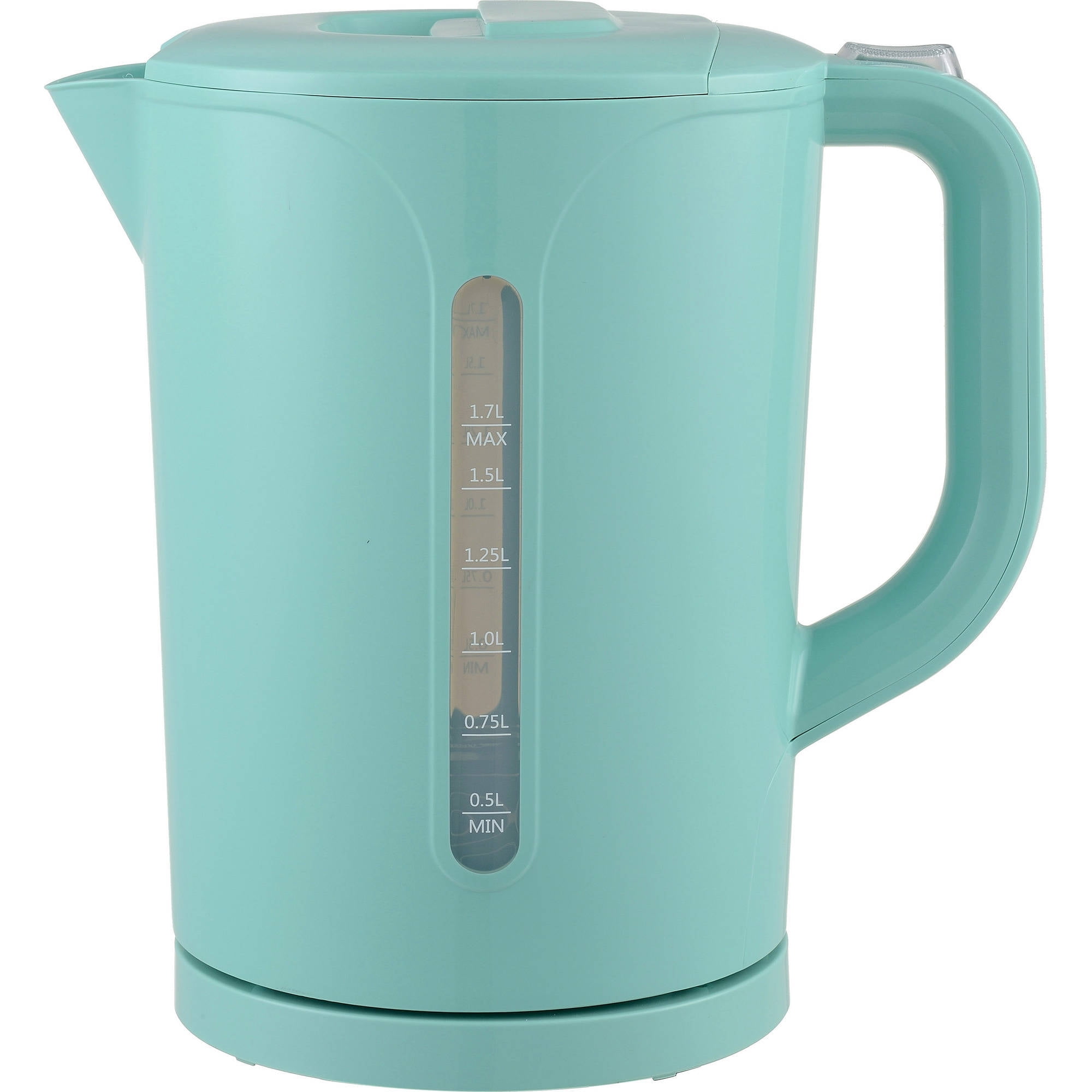 Mainstays 1.7L Plastic Kettle, Classic Mint BrickSeek