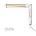 thumbnail image 2 of Kristin Ess Hair 1 1/4 Inch Rotating Curling Iron Pivot Wand for Beach Waves - Dual Voltage + Auto Shut Off - Long Barrel Salon Professional Hot Tool Curling Iron - Rotate + Spin to 90 Degrees C58, 2 of 3