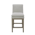 thumbnail image 2 of Bowery Hill 26"H Modern Fabric Counter Stool in Wordsworth Pebble/Gray, 2 of 7