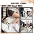 thumbnail image 4 of Pilates Socks with Grips for Women,4Pairs Ruffle Yoga Sock Cute Cotton Grippy Socks for Barre Workout Non Slip 5-10in, 4 of 5