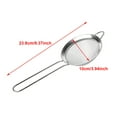 thumbnail image 2 of BE-TOOL 10cm Stainless Steel Strainer with Handle Wire Fine Mesh Sieve Filter for Tea Flour Oil Food Kitchen Restaurant Accessories Sliver, 2 of 8