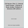 CIA Review (Part 1): Internal Audit Process : Outlines & Study Guides, Problems & Solutions (8th edition) [Paperback - Used]