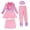j-232Pink282, variant on MEZZALL Summer Girls Long Sleeve Swimwear Two Piece Rash Guard Swimsuit Sun For Toddler Little Kid And Youth Pool With Cartoon / Flower Print Beachwear