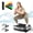 Type 1-Silver White, variant on RICAN Vibration Plate Exercise Machine for Lymphatic Drainage, Vibrating Board 300LBS Capacity, Vibration Platform with Resistance Bands, Remote Control, Silver-White