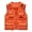 Orange, variant on Outdoor Cargo Jackets for Men's Casual Work Safari Travel Photo Fishing Vest Zip-up Waistcoat Multi Pockets (Medium, Khaki 01)