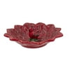 Pfaltzgraff Winterberry Poinsettia with Red Cardinal Candy Dish