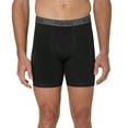 thumbnail image 4 of Underwear Performance Boxer Briefs, 3-Pack, Stay Dry Pouch Underwear for Men, Black, 4 of 11