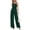 Green, variant on Women's Square Neck Wide Leg Jumpsuit with Pockets Sleeveless Casual Summer Outfit