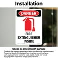 thumbnail image 3 of Fire Extinguisher Inside OSHA Danger Vinyl Decal Label 10 Inch x 7 Inch - 10 Pack, 3 of 6
