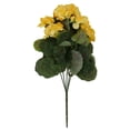 thumbnail image 4 of Géranium Artificiel Fleurs Rouges Roses Plantes Artificielles Fleur Artificielle, 4 of 5