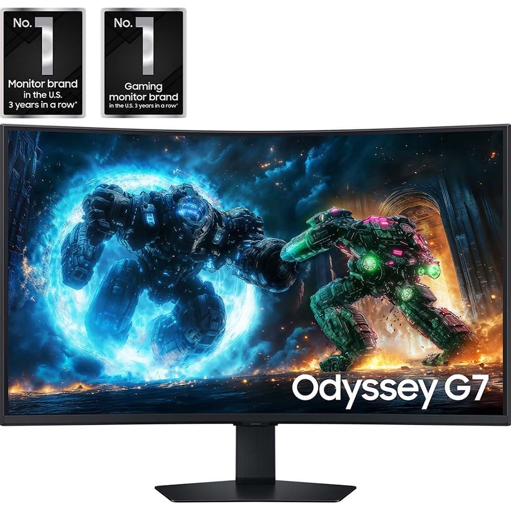 Samsung Samsung 37" Odyssey G7 G75F 4K 165Hz Curved Gaming Monitor - Black