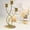 Gold, variant on StlyGar Gold Candelabra – Twin & Arm Candle Holder for Dinner, Wedding Decoration & Nordic Home Accents
