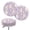 Easter Bunny Egg Polka Dot Purple, variant on Renewold Round Stool Covers Washable Stretch Bar Stool Seat Cover 12"-14" Dustproof Stool Slipcover for Home Bar Easter Decor, 2 Count, Retro Easter Bunny Floral