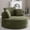 53" Corduroy Green, variant on Vanress Oversized Round Chaise Longue Chair Indoor, Modern 55-inch Upholstered Corduroy Deep Seat Circle Single Cloud Lounge Floor Sofa Chair for Living Room, Bedroom Apartment, Brown