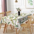 thumbnail image 5 of Tchckioa Rectangular Tablecloth for Restaurant,Stain Proof Waterproof Table Cover(60x120 Inch,Green Leaf and White), 5 of 6