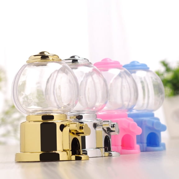 6-Children'S Light Bulb Candy Box Rotating Button Candy Machine Candy Dispenser Machine For Wedding Bridal Shower Birthday Candy Jars Decorations