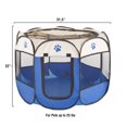thumbnail image 3 of PETMAKER Pop-Up Pet Playpen with Carrying Case for Indoor/Outdoor Use -by  (Blue), 3 of 5
