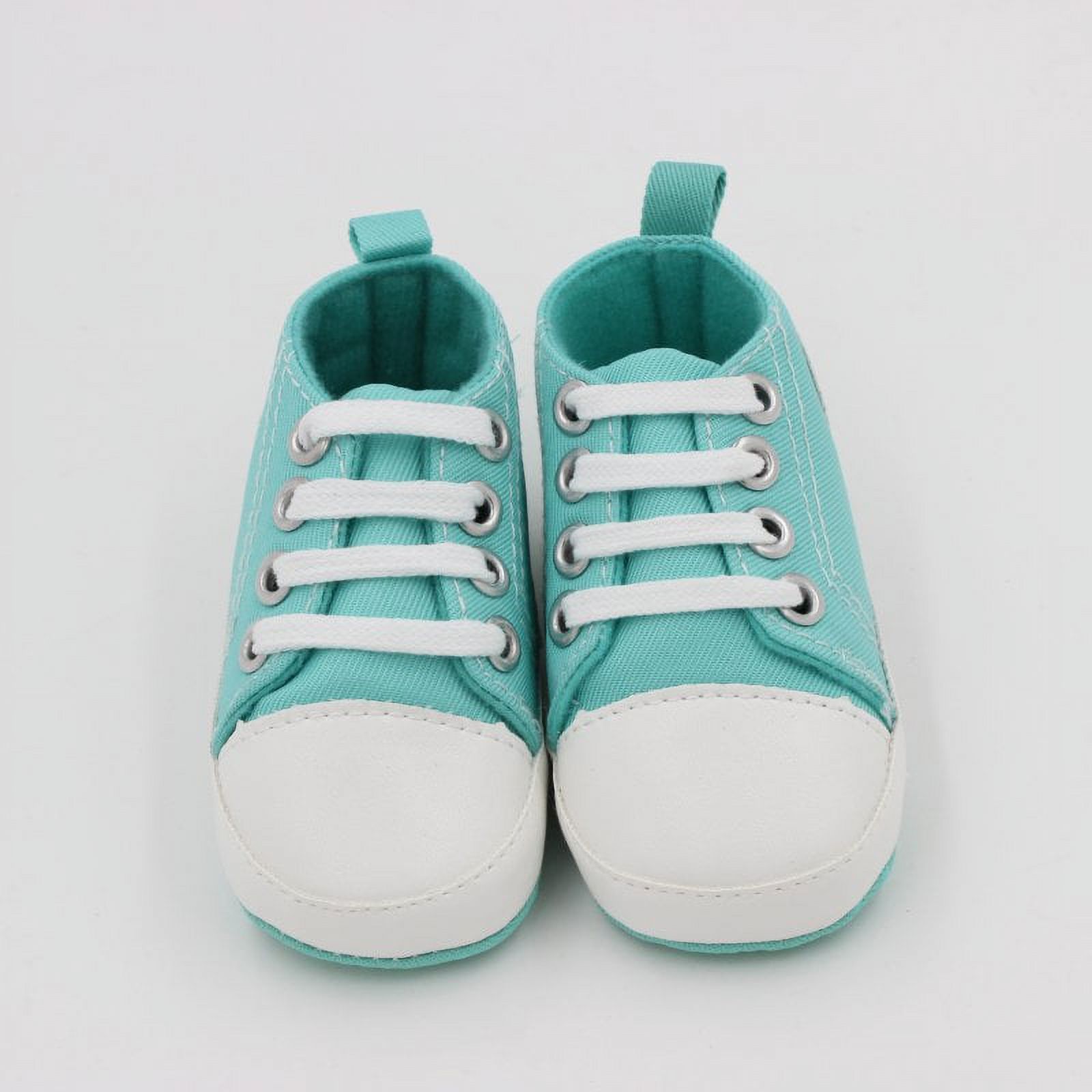 Infant Baby Girls Boys Canvas Shoes Soft Sole Toddler Slip On Newborn Crib Moccasins Casual Sneaker First Walkers Skate Shoe - image 3 of 5
