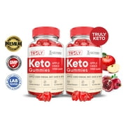 (2 Pack) Truly Keto ACV Gummies 1000MG Dietary Supplement 120 Gummys