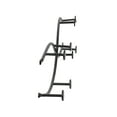 thumbnail image 4 of Spectrum Diversified Steel Sweep Double Wall Mount Rack for Entryway, Closet, Bathroom and Kitchen Storage, 8 Hooks, Black, 4 of 6