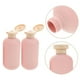 thumbnail image 4 of 3 botellas de viaje para champú y acondicionador, envases de loción rosas, dispensadores rellenables, botellas exprimibles para champú., 4 of 7
