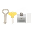 thumbnail image 2 of 2024 4 Set Sliding Window Lock Door Limit Stopper Aluminum Alloy with 1 Key for Safety, 2 of 5